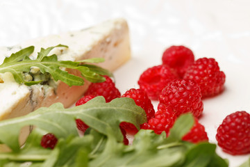 cheese and raspberry