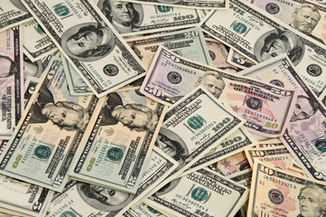 Background from dollars