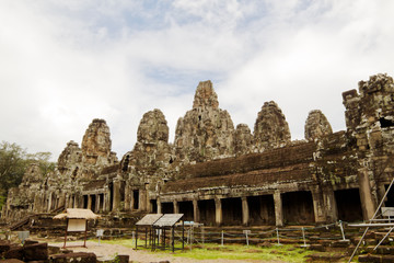 Fototapeta premium Bayon Temple. Angkor, Siem Reap, Cambodia.