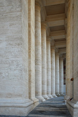 Fototapeta premium Rome, columns at Vatican square