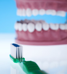 Fototapeta na wymiar Zęby, stomatologiczne obiektów opieki zdrowotnej