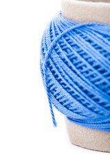 Thread clew isolated on white background