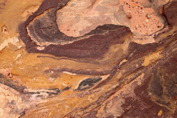 Obraz premium Sandstone gorge formation, Rose City, Siq, Petra, Jordan