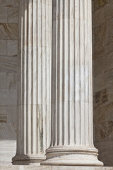 Stone column ancient classic pillars architecture detail