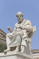 Fototapeta na wymiar Starożytny grecki filozof Platon