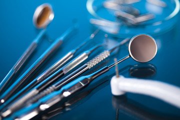 Close-up Dental Instruments