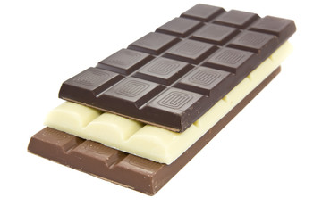 Three chocolates sideshot