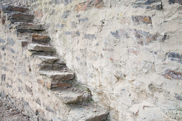 Treppe aus Schiefersteinen