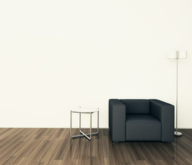 minimal modern interior armchair