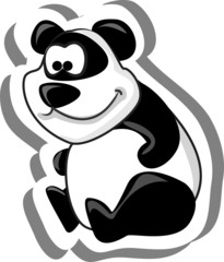 Смазливая мультфильм панда