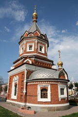Fototapeta na wymiar Kościół w Jarosławiu Rosji