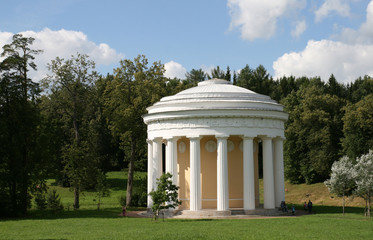 Pavilion in Pavlovsk Saint Petersburg Russia