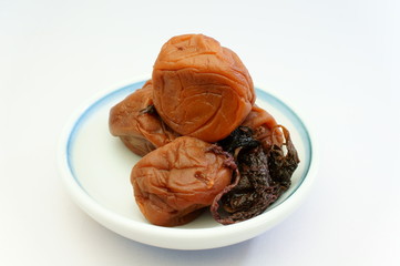 Japanese Umeboshi , Salt-pickled