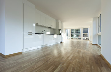 beautiful new apartment, interior, kitchen