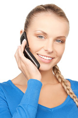 businesswoman with cell phone