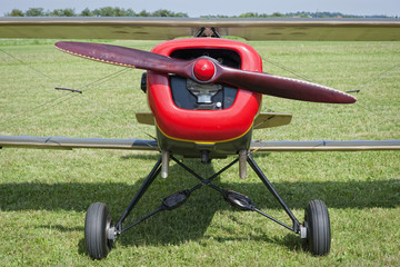 Vintage prop plane