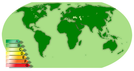 mappe monde écologique