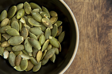 roasted pumpkin kernels