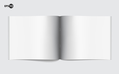 Magazine blank page template for design layout