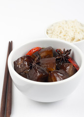 Red-Braised Belly Pork - Chinese red-cooked pork belly & rice