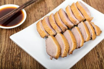 Zhangcha Duck - Szechuan tea smoked duck breasts.