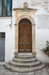 Fototapeta na wymiar Historical palace. Cisternino. Puglia. Italy.