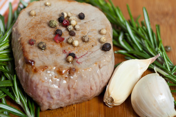 beef and rosemary