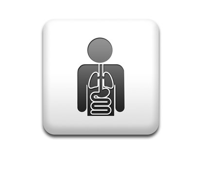 Boton cuadrado blanco medicina interna