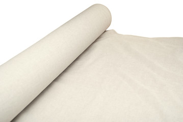 Roll of a linen fabric