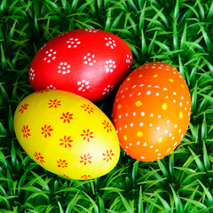 three Easter eggs