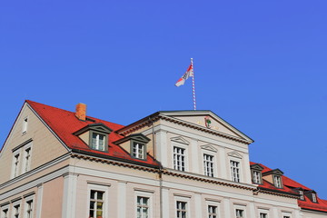 Fototapeta na wymiar Rathaus Bad Freienwalde