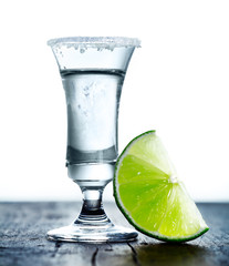 Tall glass with Margarita drink