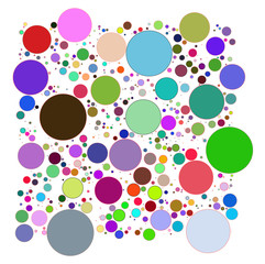 Abstract circles decorative