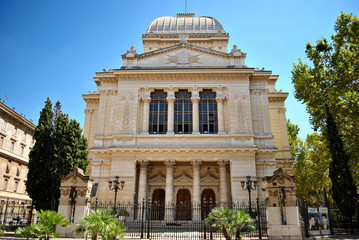 Obraz premium The Great Synagogue in Rome