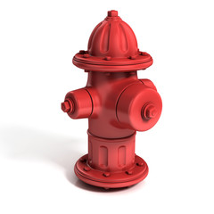 fire hydrant 3d illustration