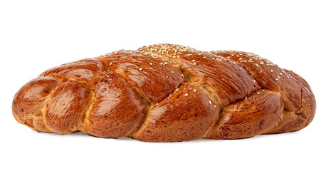 bread on a white background