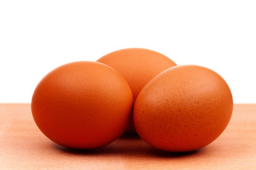 Chicken eggs