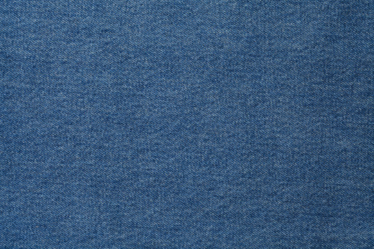 Blue denim fabric