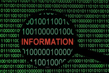 Obraz premium Information