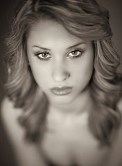 Fototapeta premium Beauty young model girl face