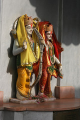 Fototapeta na wymiar Statues indiennes
