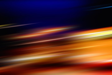 acceleration speed motion on night road