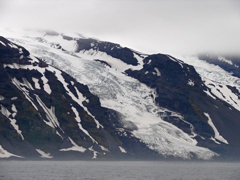 Weyprecht´s glacier on Jan Mayen island, the Arctic