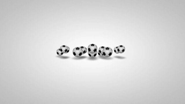 3D football bounce 03