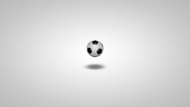3D football bounce 06