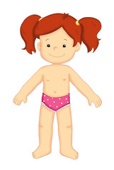 bambina da vestire