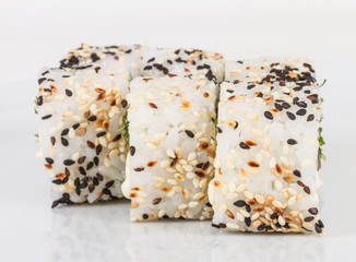 Japanese traditional Cuisine - Maki Roll with Nori , Cream Chees