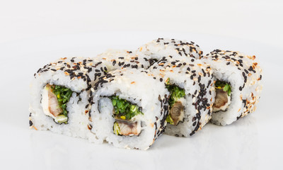 Japanese traditional Cuisine - Maki Roll with Nori , Cream Chees