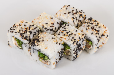 Japanese traditional Cuisine - Maki Roll with Nori , Cream Chees