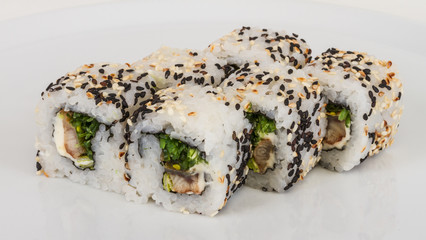 Japanese traditional Cuisine - Maki Roll with Nori , Cream Chees